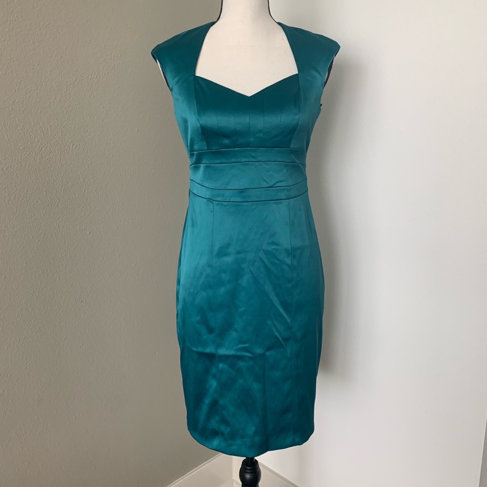 Sangria Petite Satin Dress
